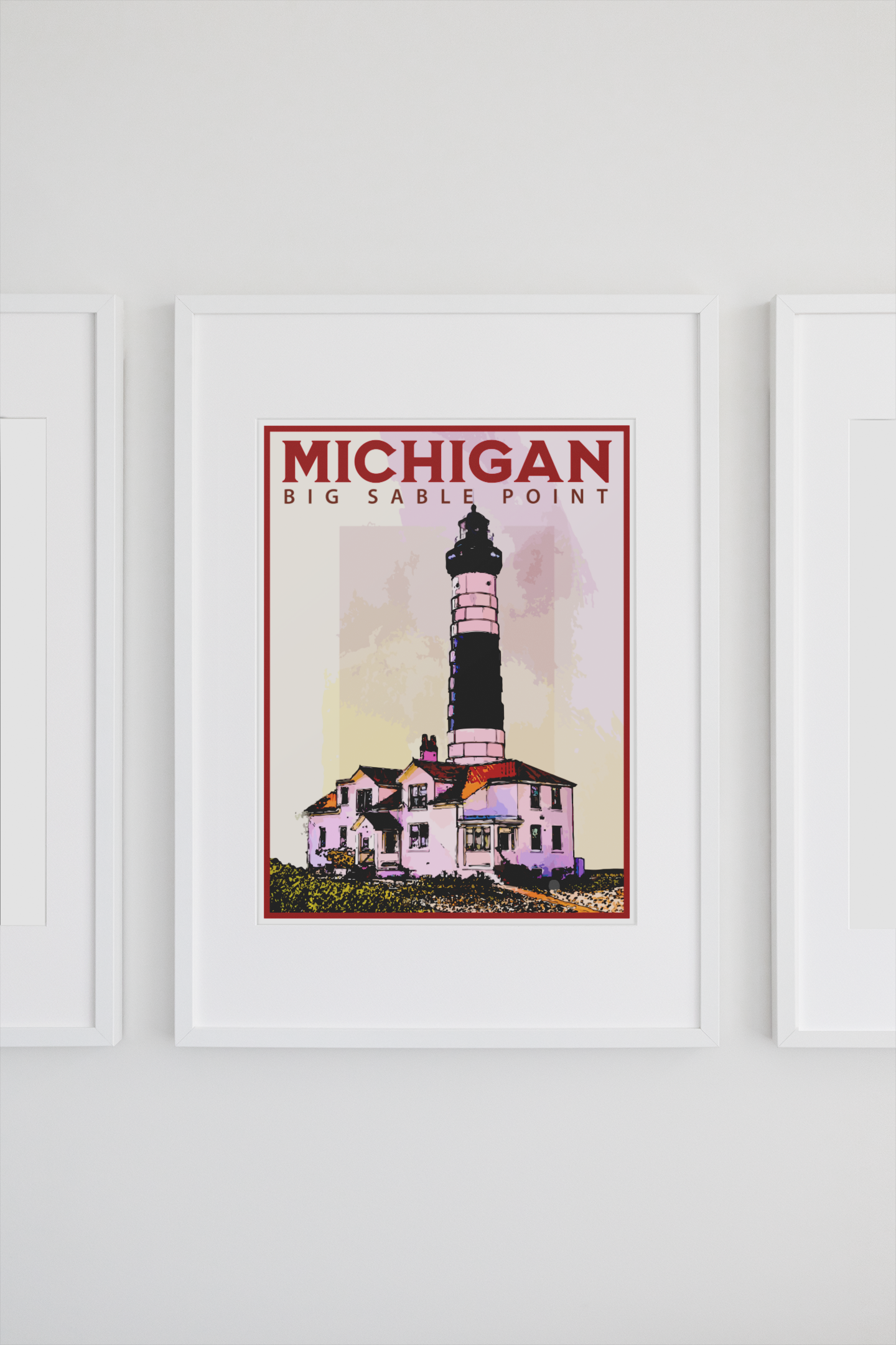 Big Sable Point Lighthouse Travel Poster