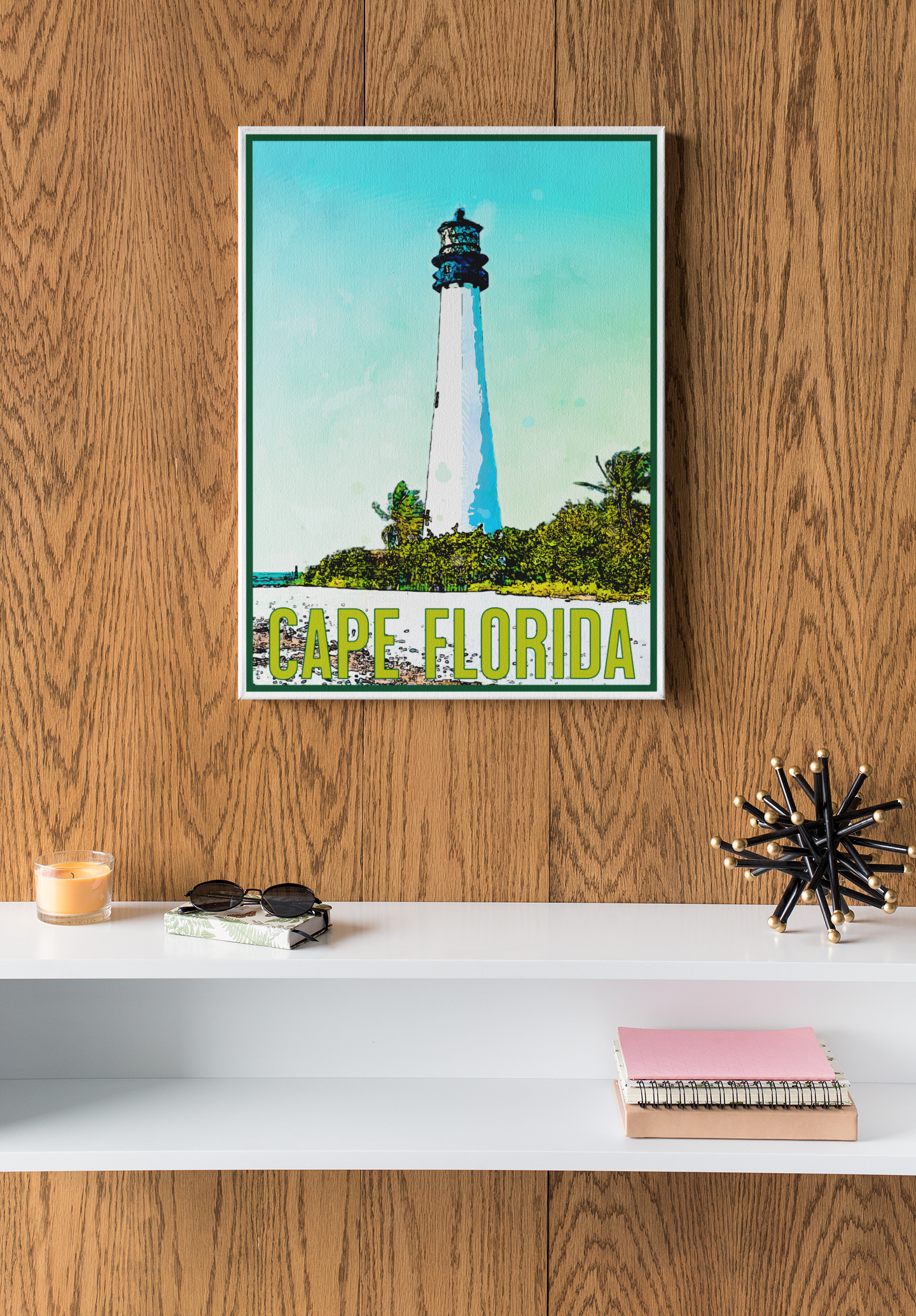 Cape Florida Travel Poster