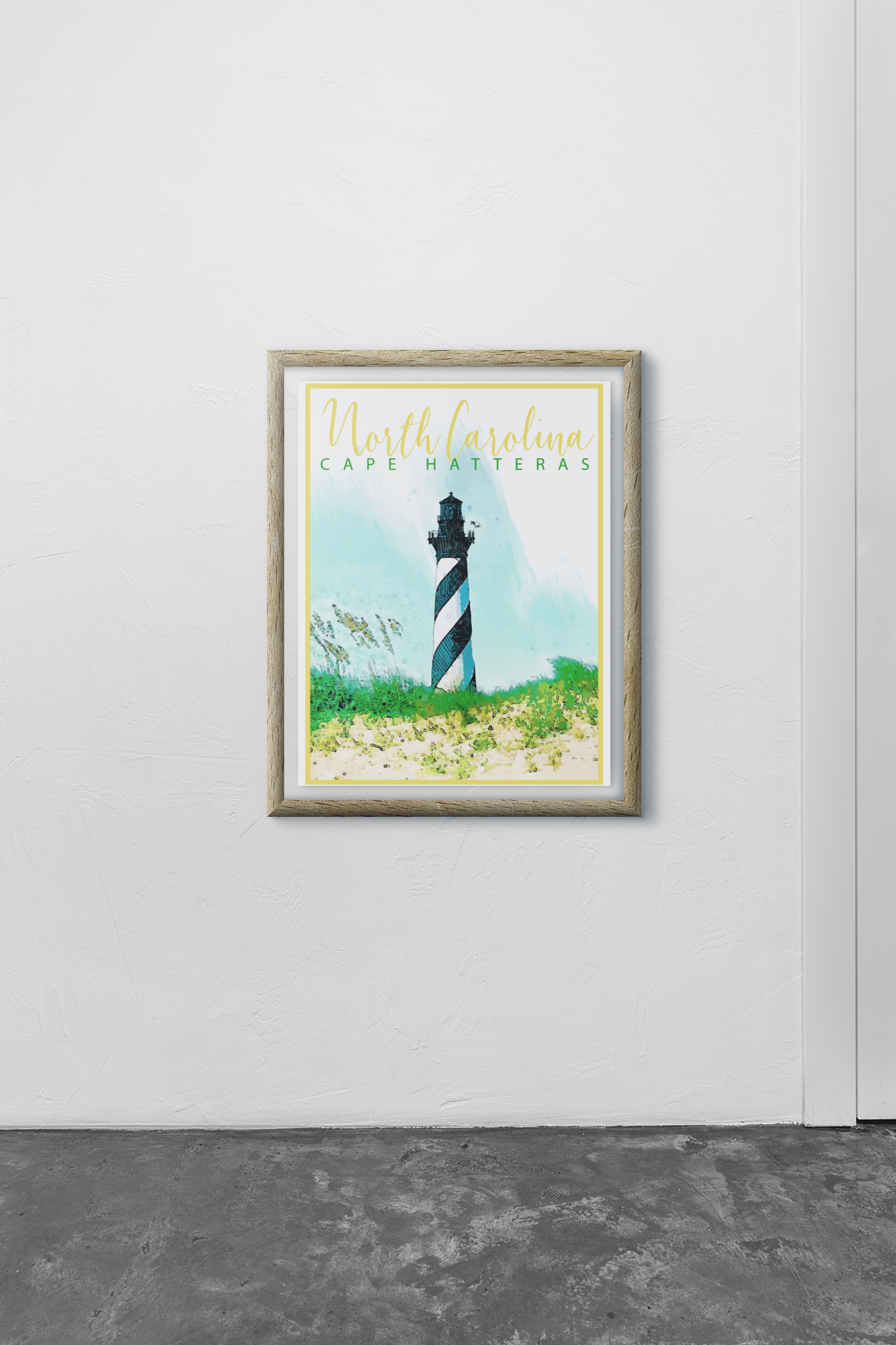 Cape Hatteras, North Carolina Travel Poster