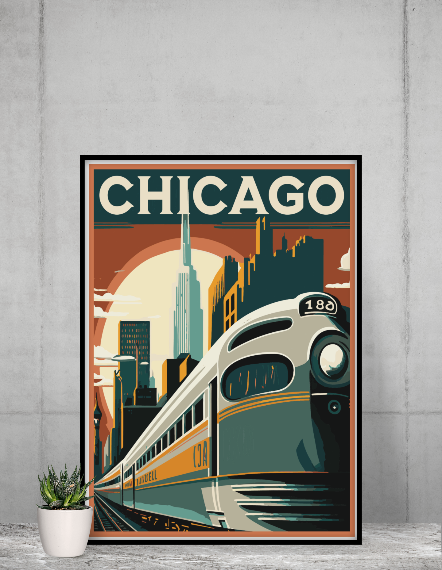 Chicago Travel Poster