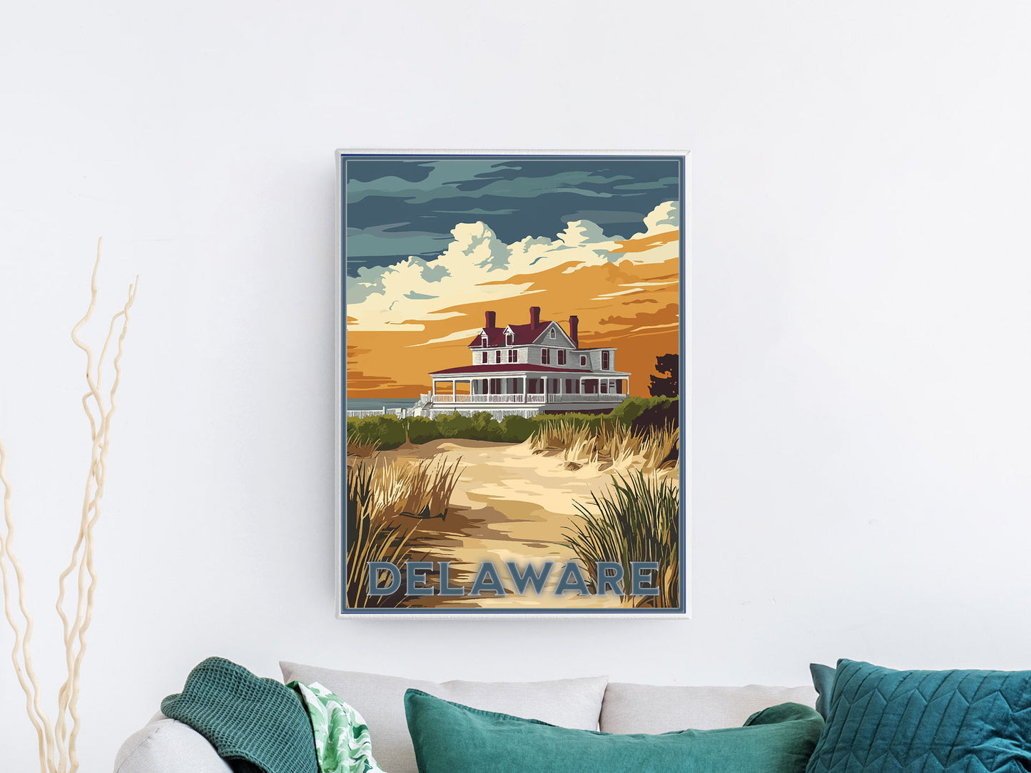 Delaware Travel Poster