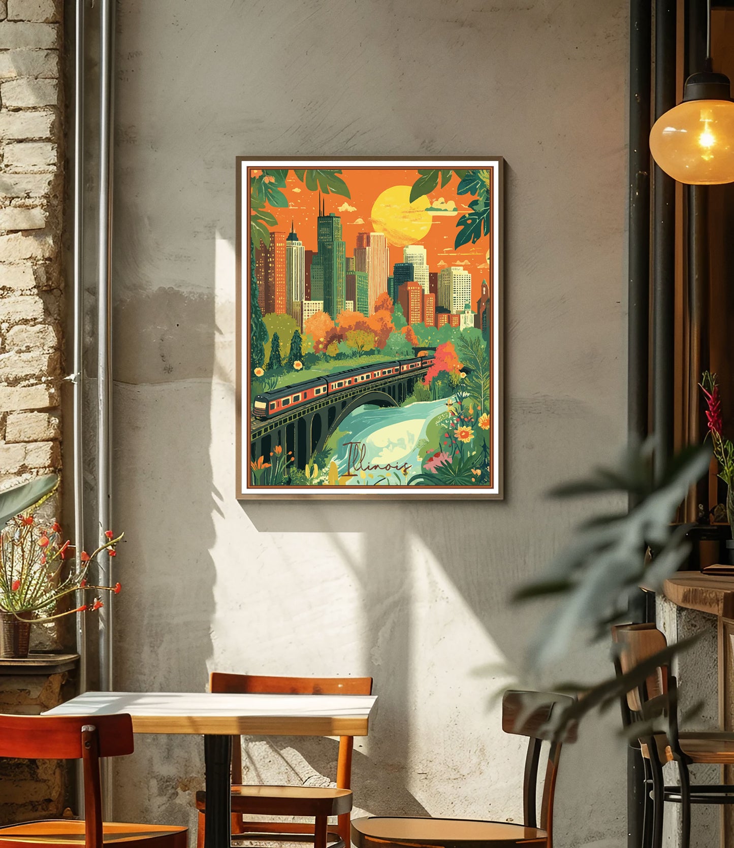 Illinois Travel Poster