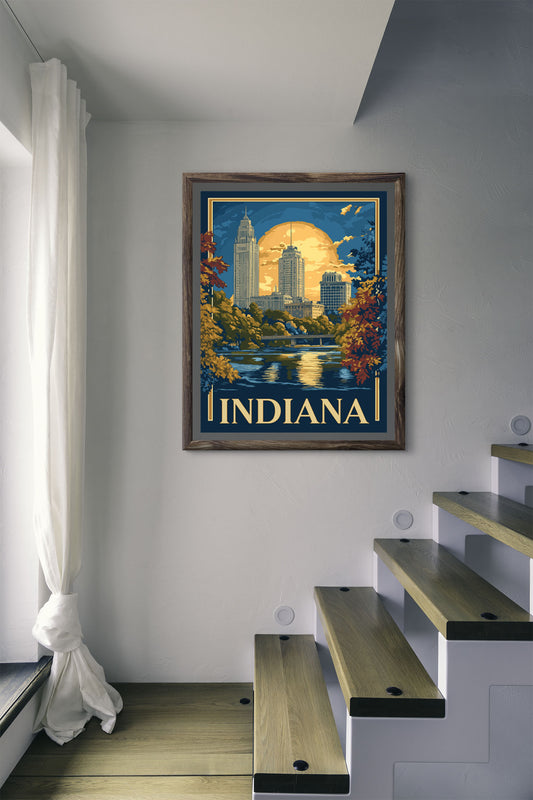 Indiana Travel Poster