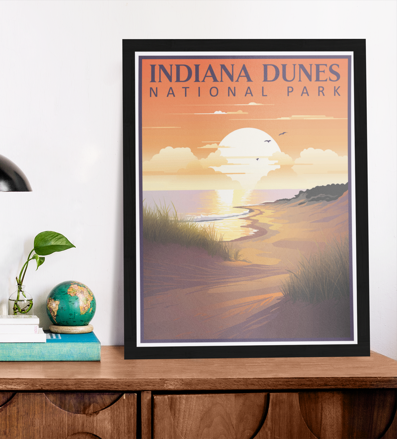 Indiana Dunes National Park Travel Poster