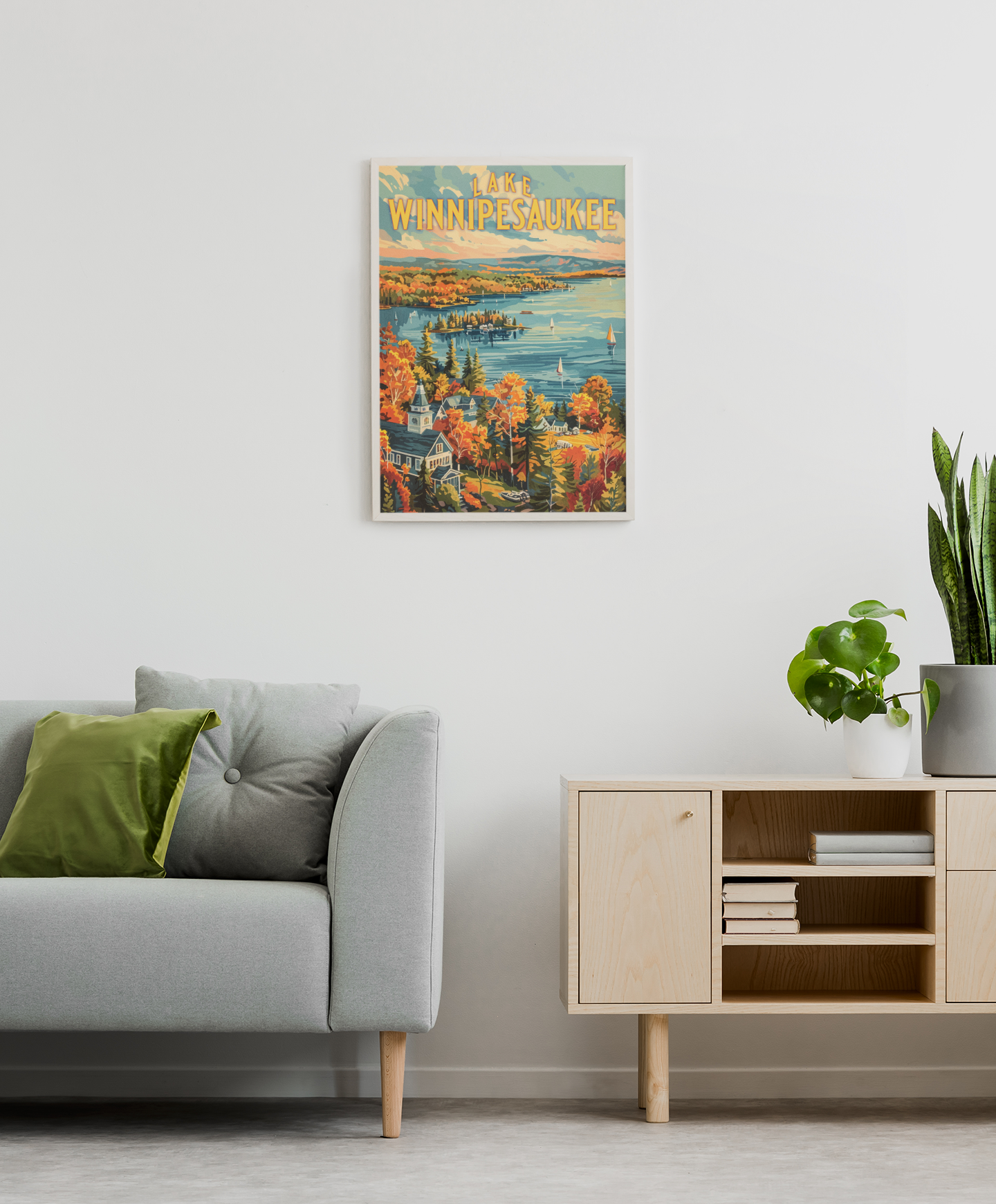 Lake Winnipesaukee Travel Poster