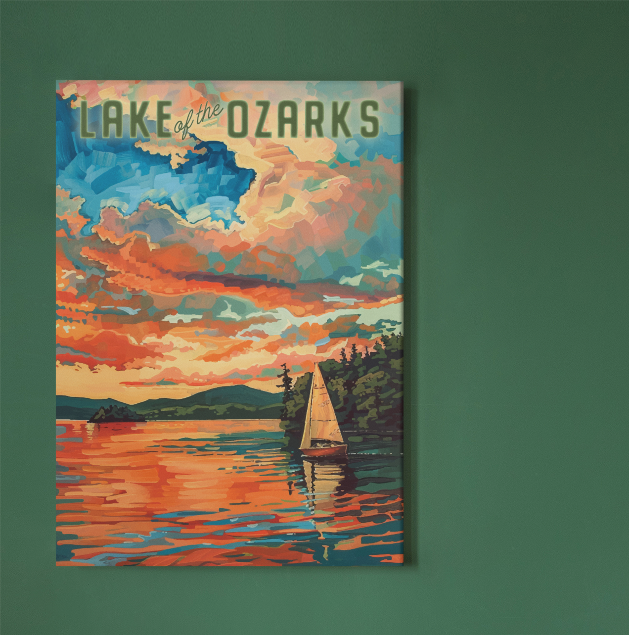 Lake of the Ozarks Travel Poster