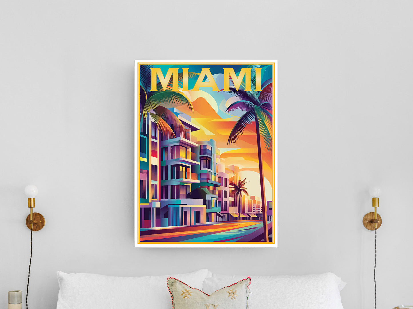 Miami Travel Poster