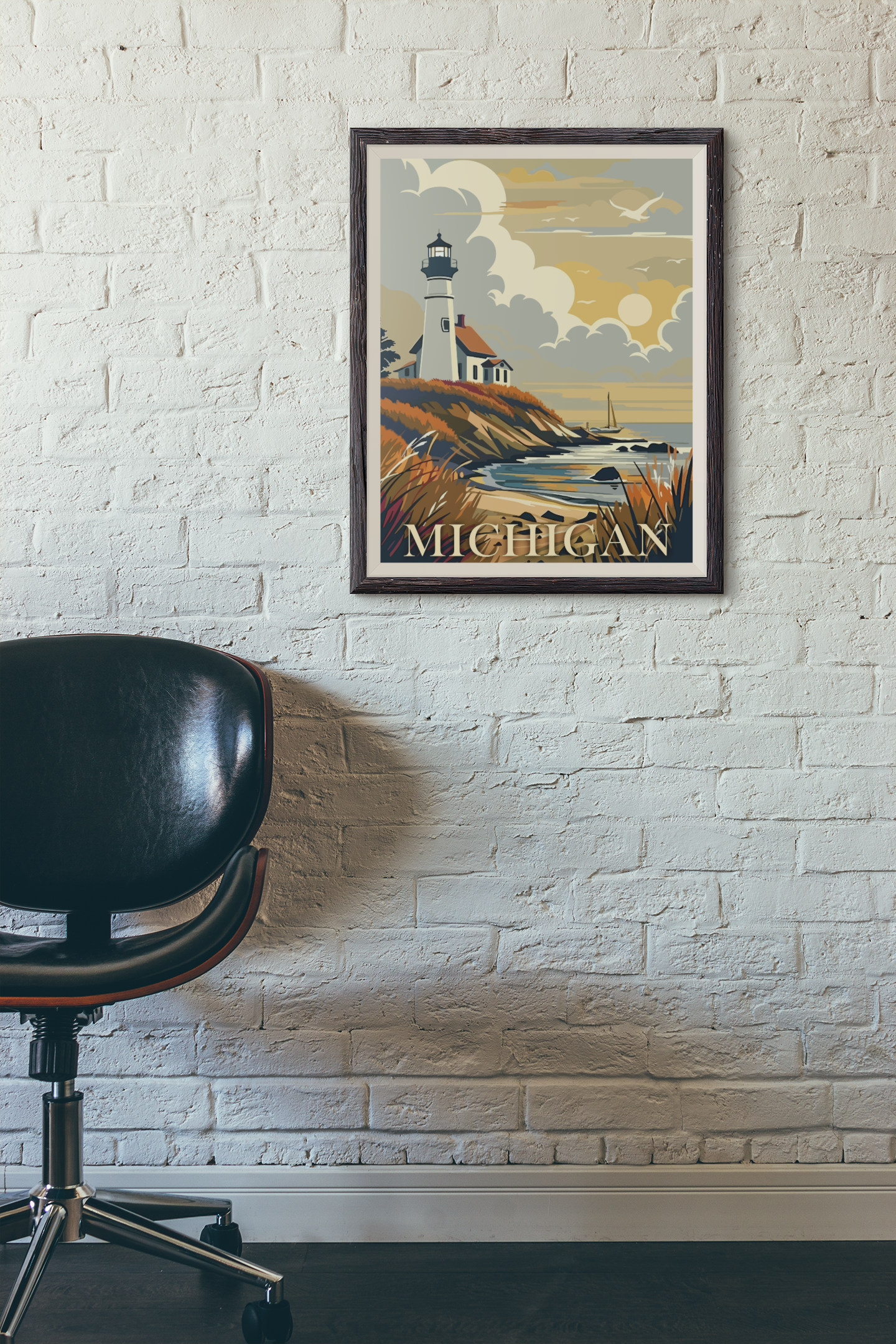 Michigan Travel Poster