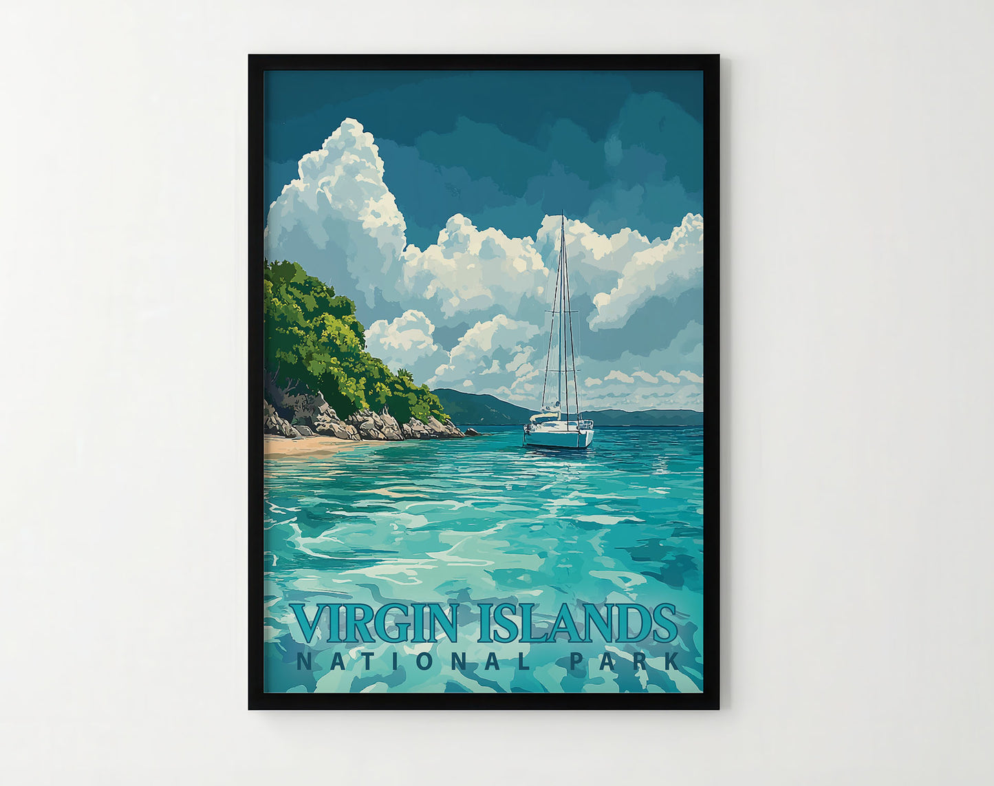 Virgin Islands National Park Travel Poster