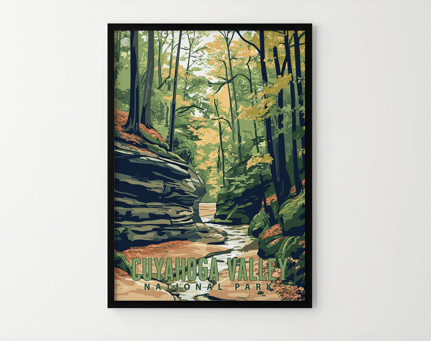 Cuyahoga Valley National Park Travel Poster