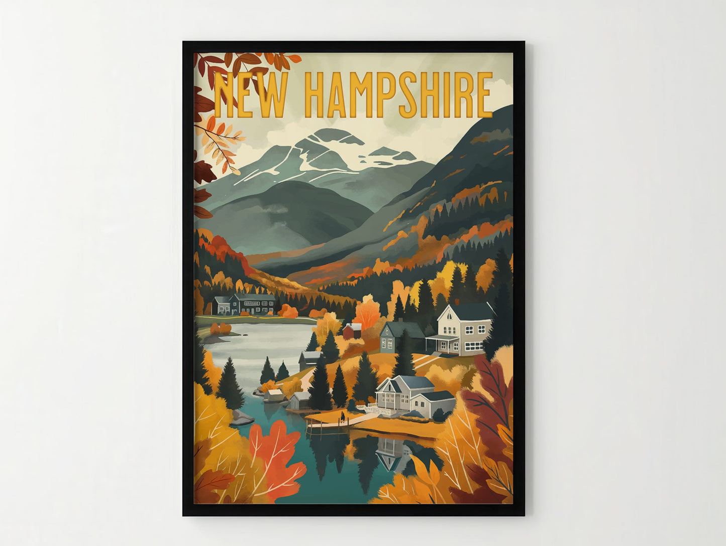 New Hampshire Travel Poster