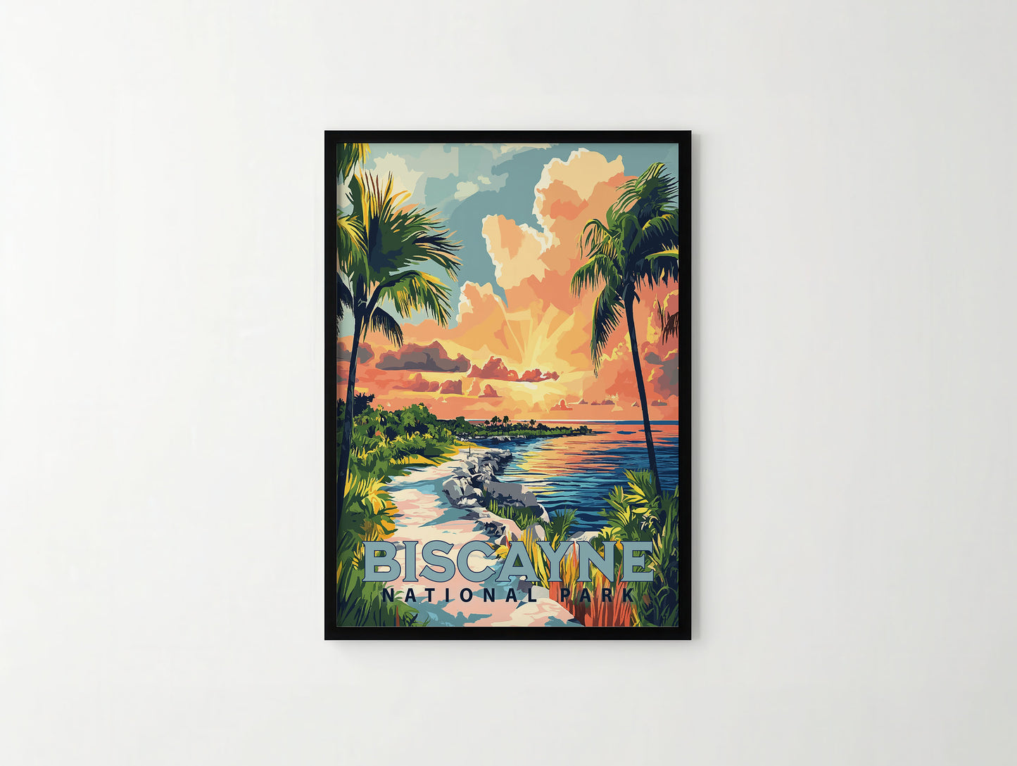 Biscayne National Park Travel Poster