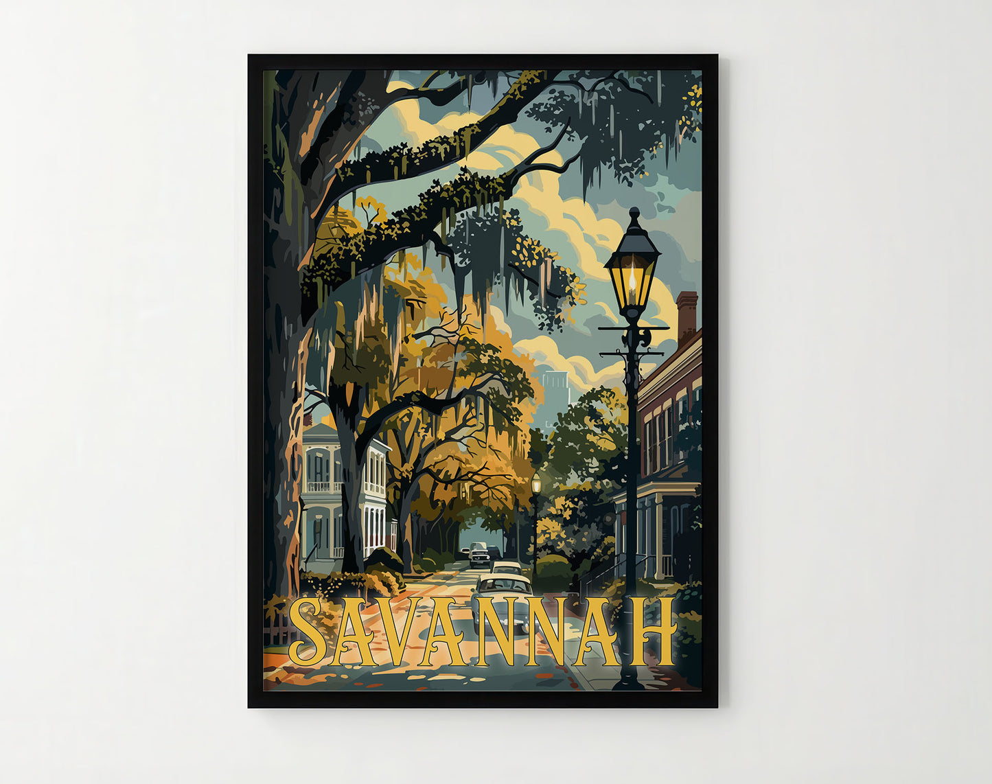 Savannah Travel Poster