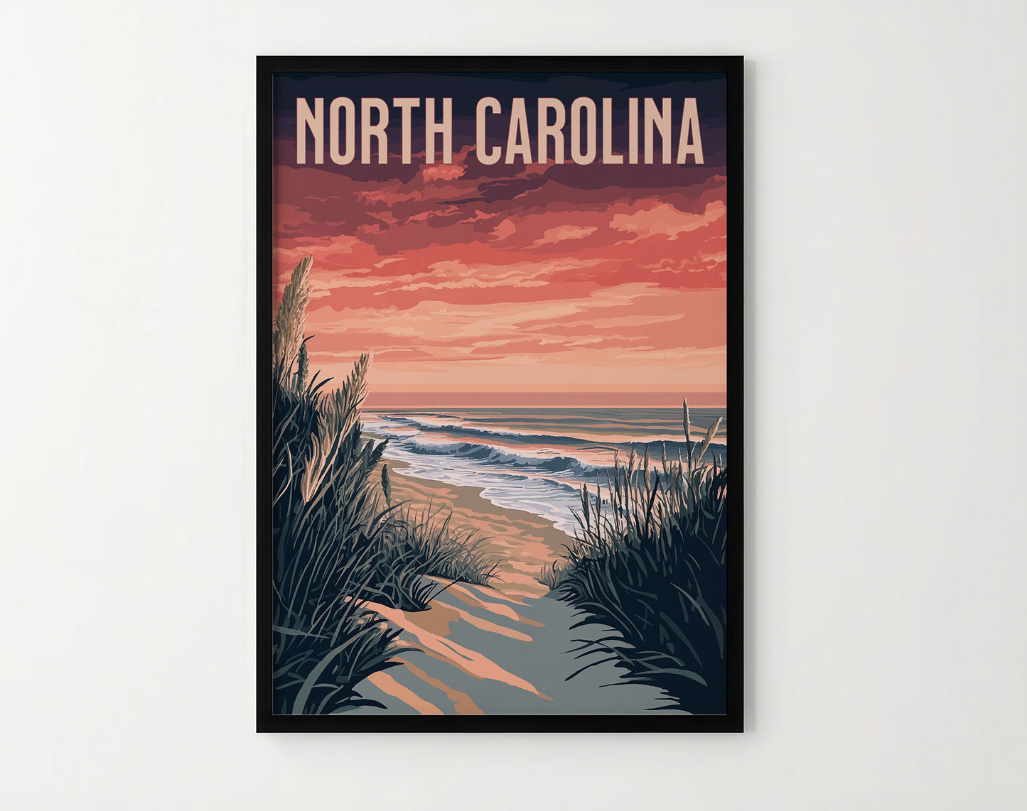 North Carolina Travel Poster