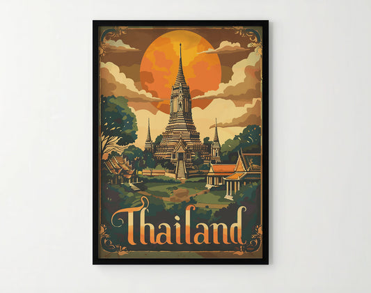 Thailand Travel Poster