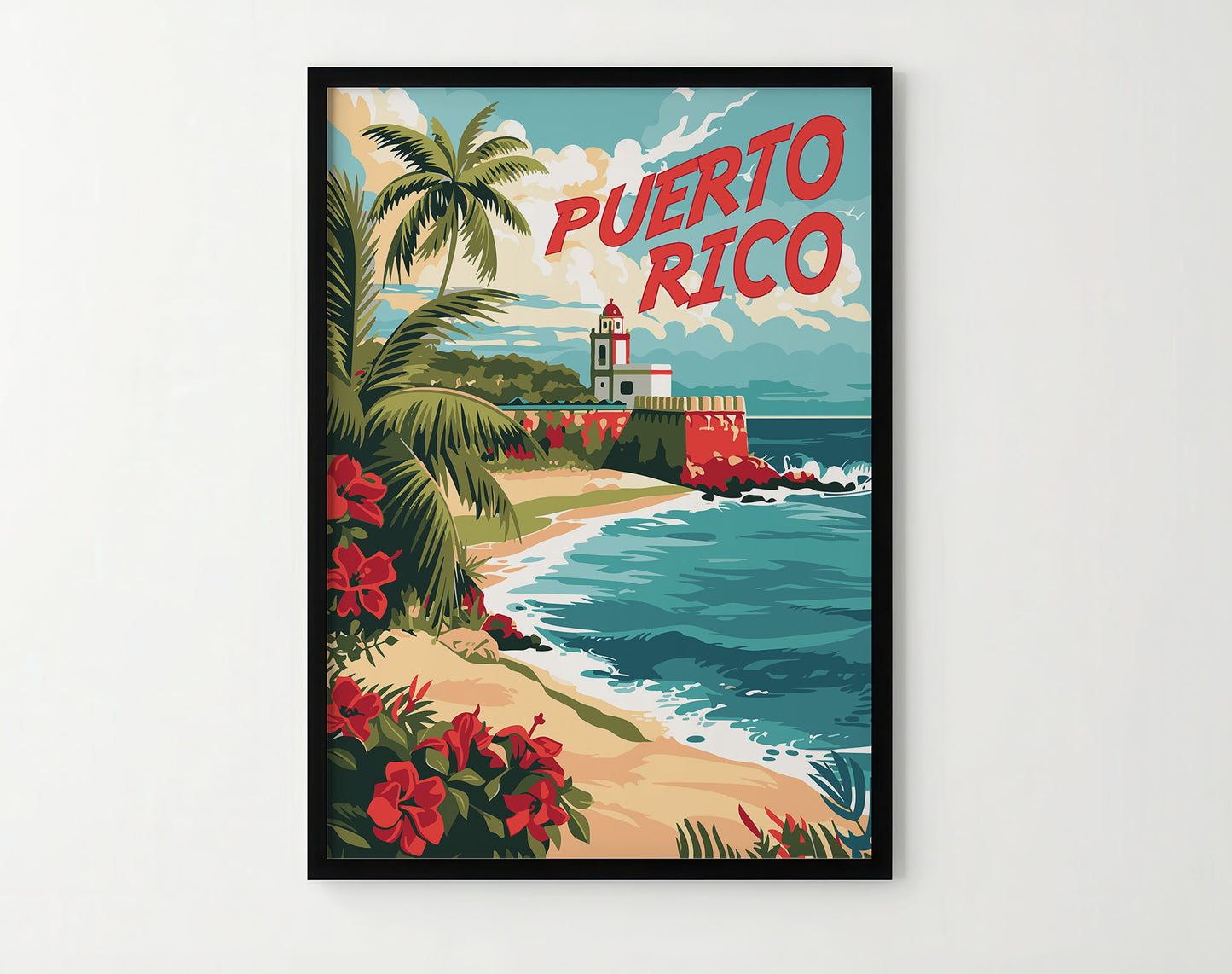 Puerto Rico Travel Poster