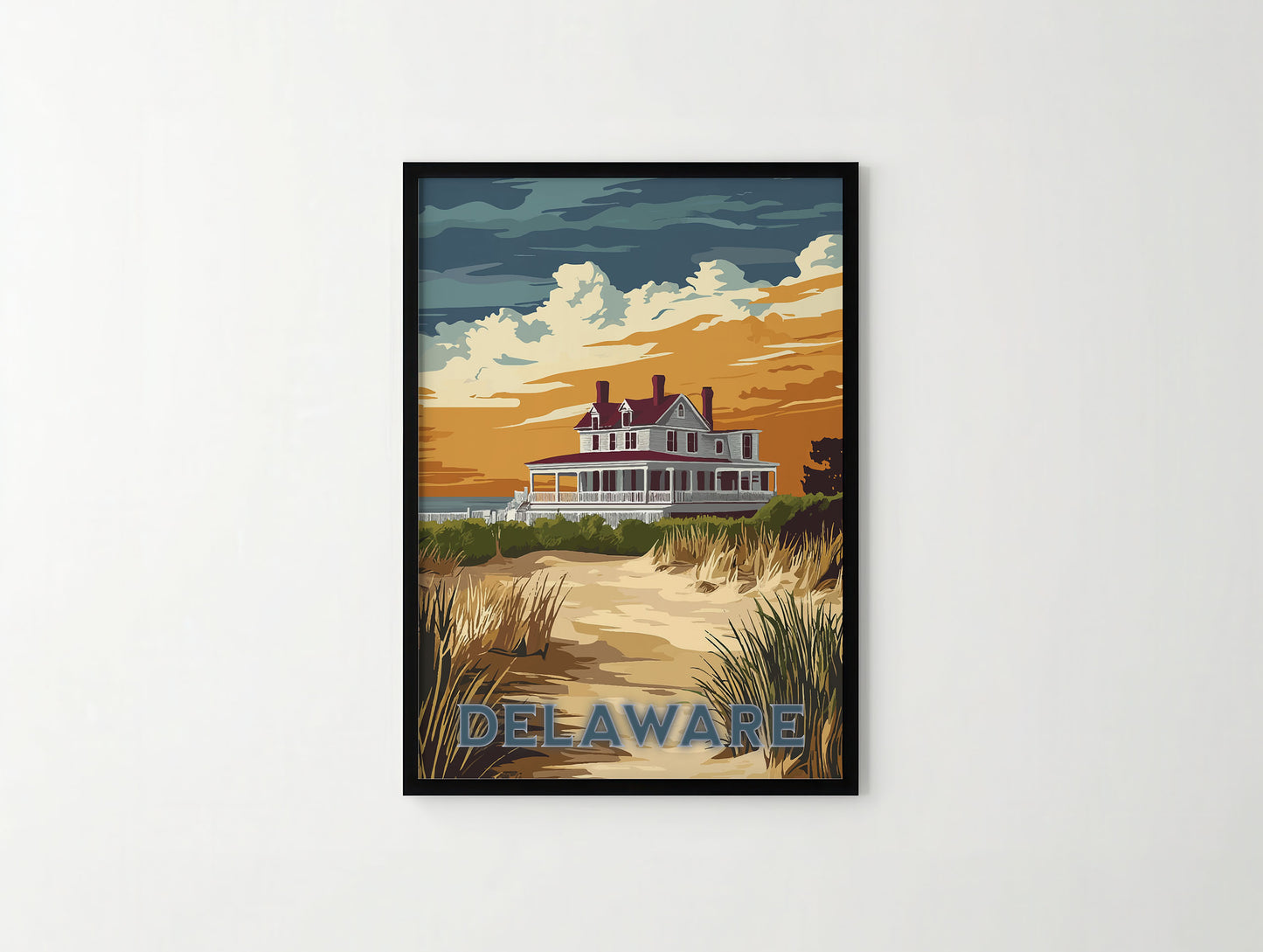 Delaware Travel Poster