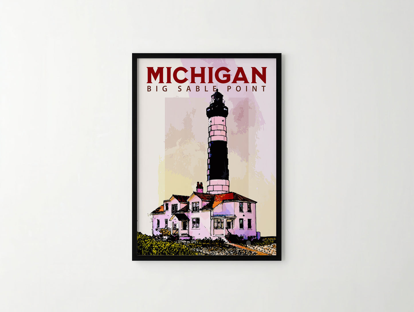 Big Sable Point Lighthouse Travel Poster