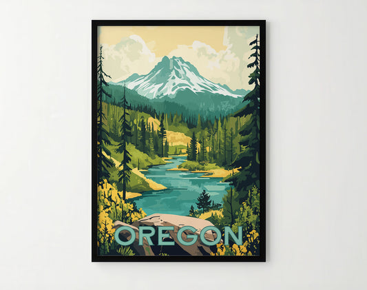Oregon Travel Poster