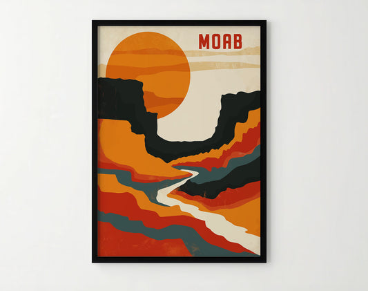Moab Travel Poster