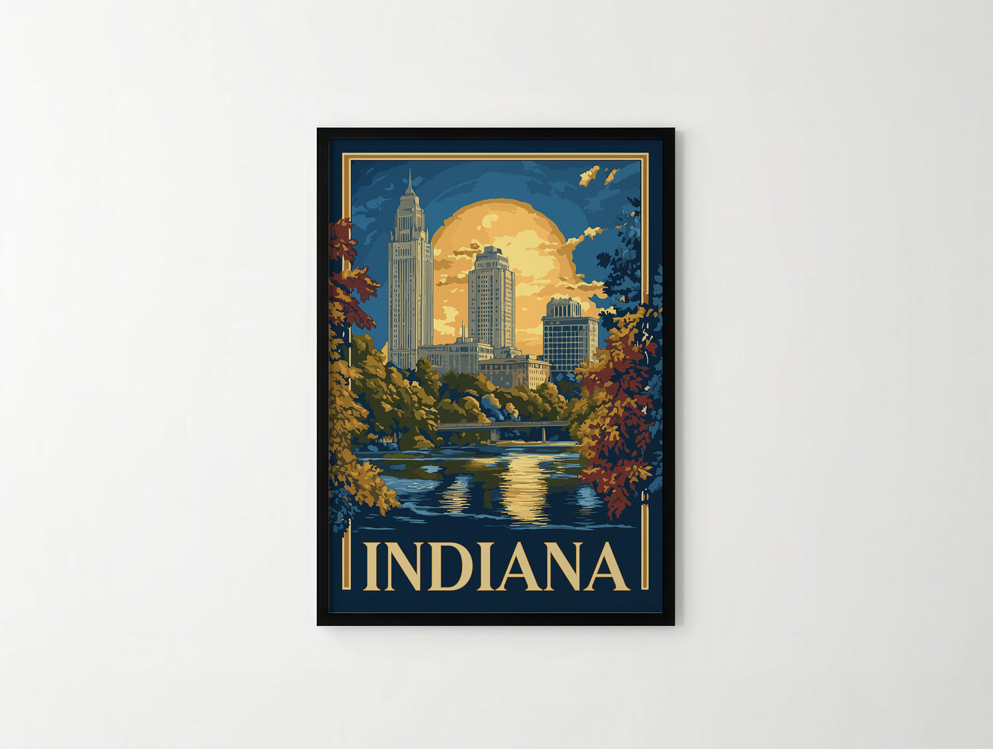 Indiana Travel Poster