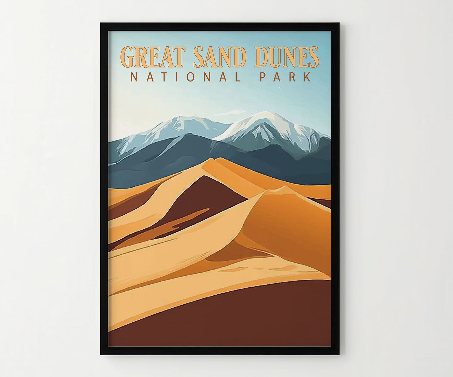 Great Sand Dunes National Park Travel Poster