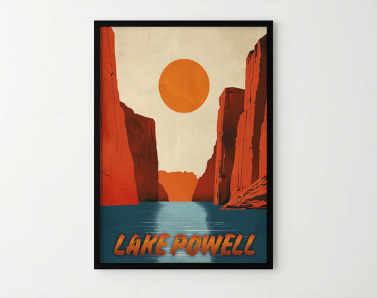 Lake Powell Travel Poster