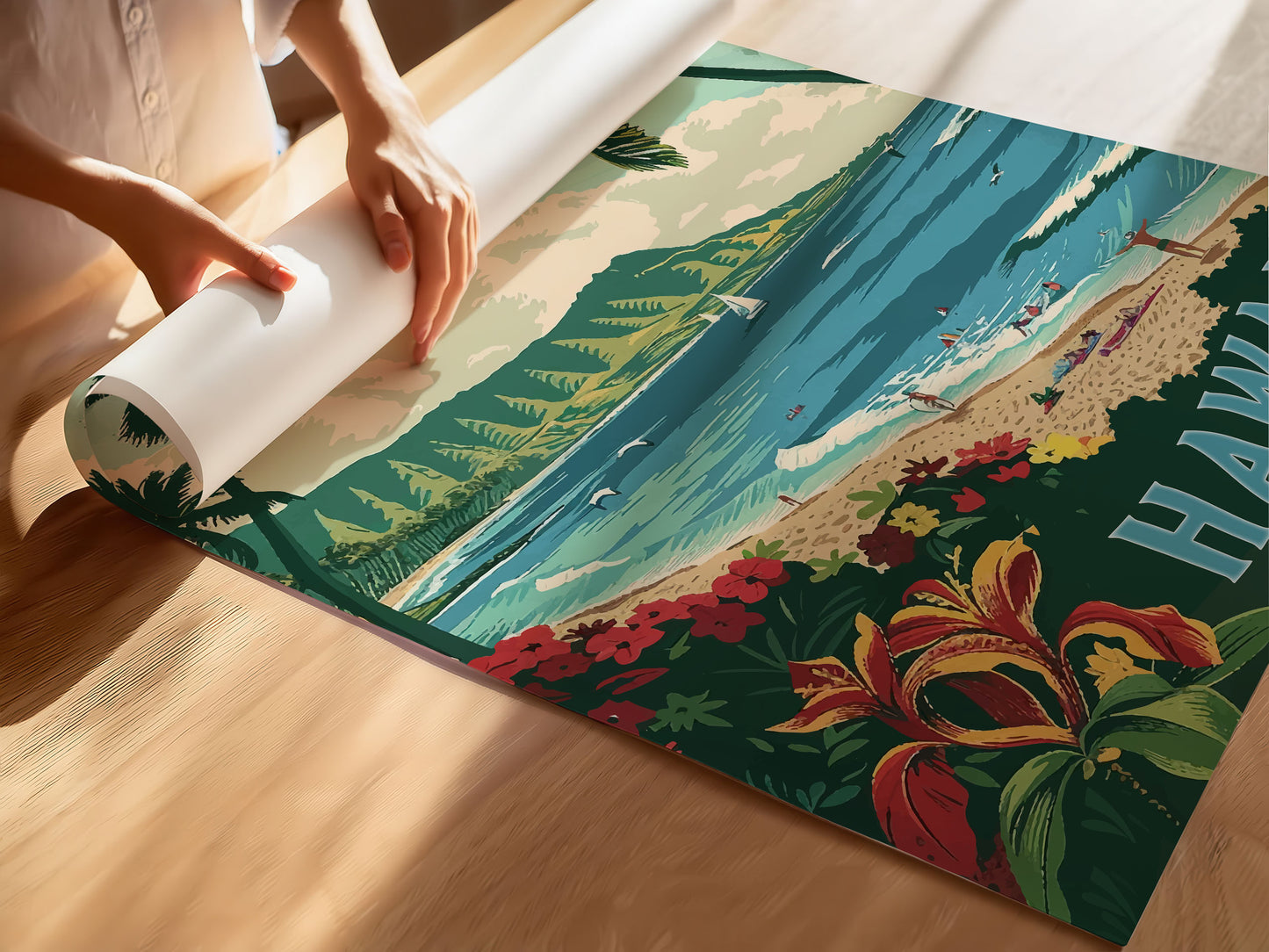 Hawaii Travel Poster