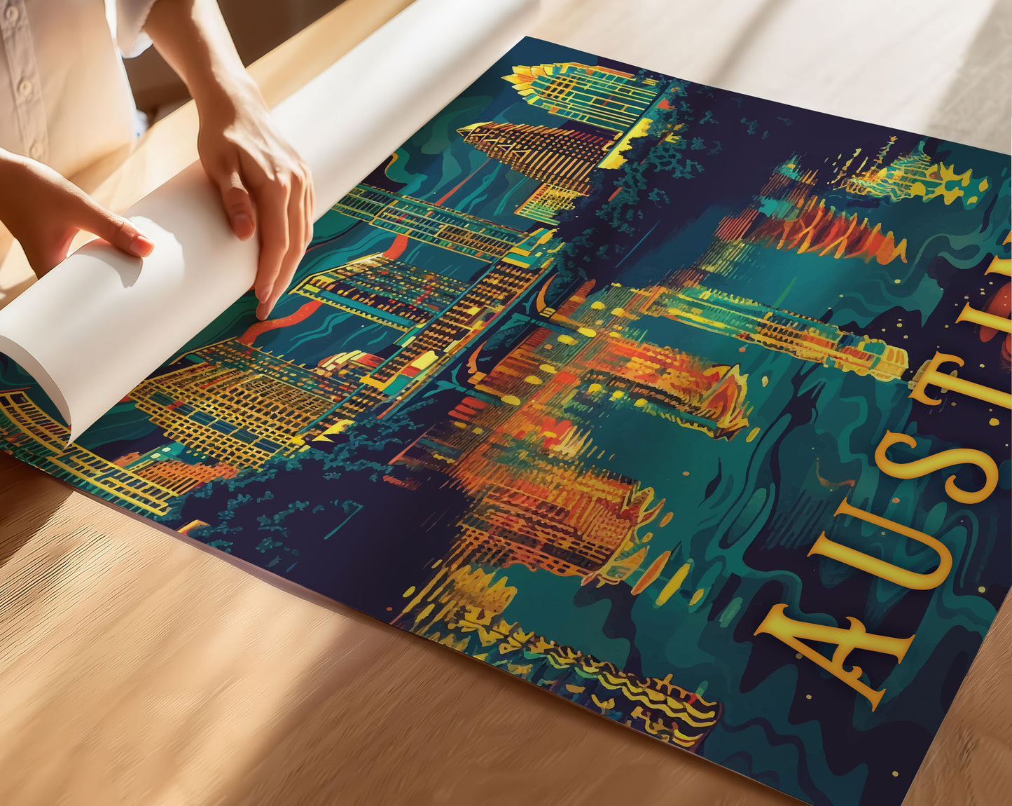 Austin Travel Poster