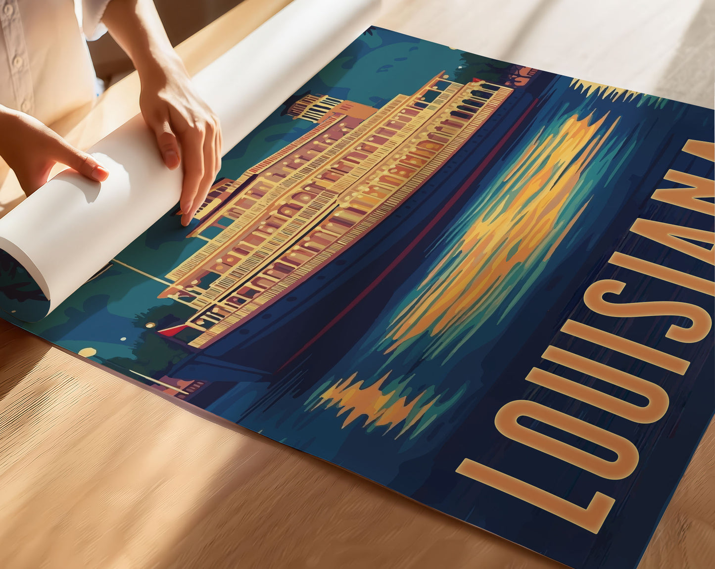 Louisiana Travel Poster