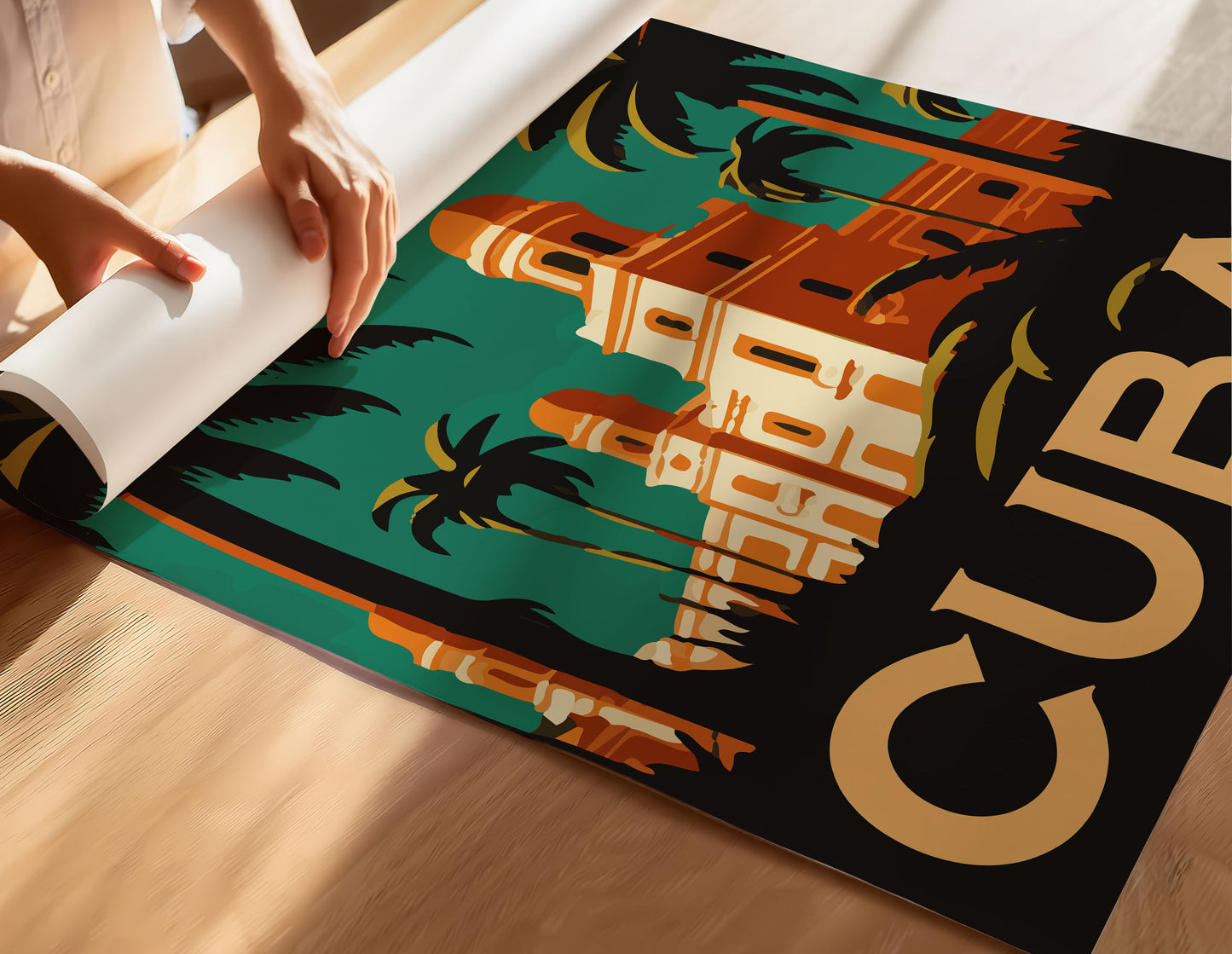 Cuba Travel Poster