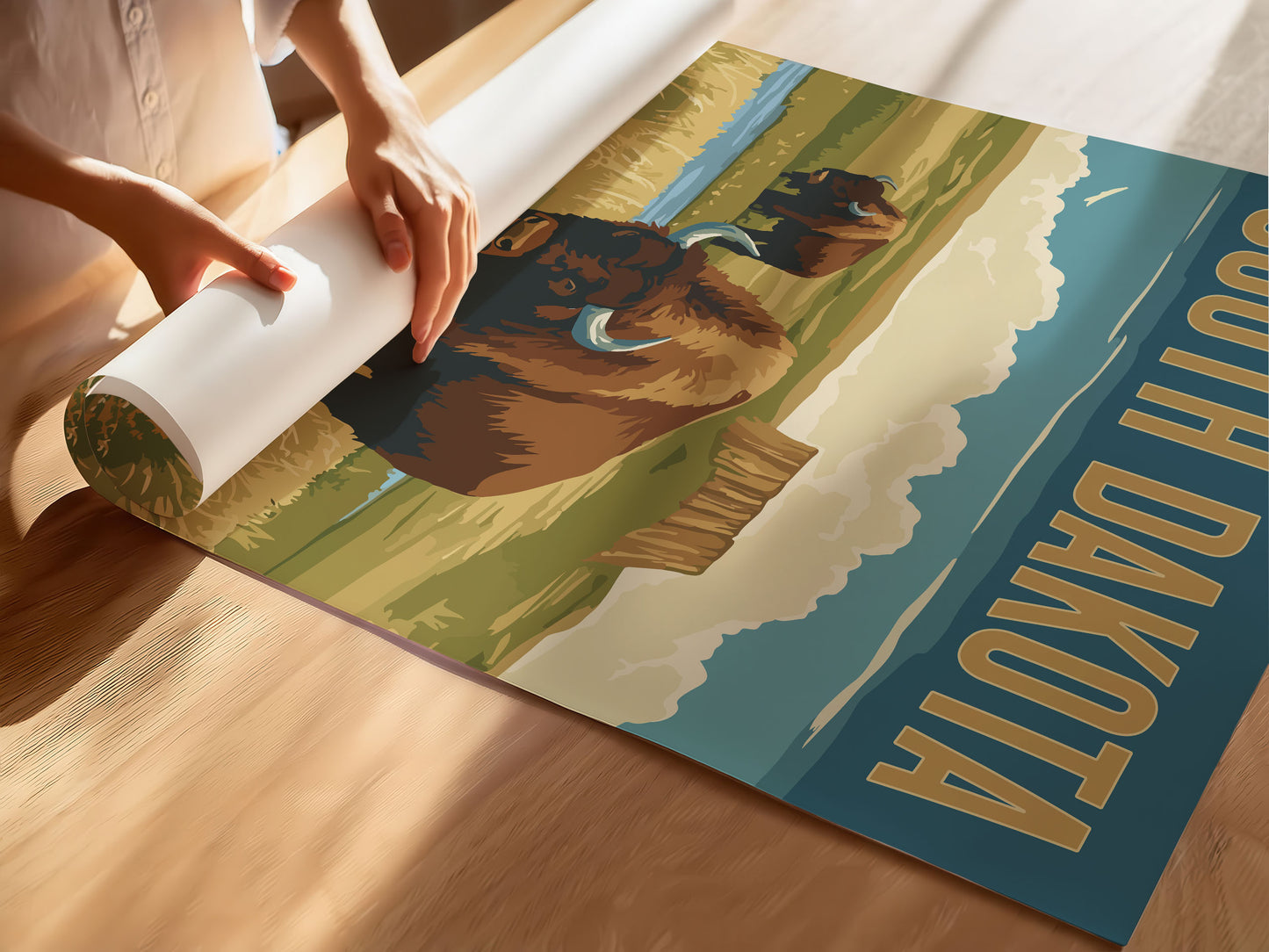 South Dakota Travel Poster
