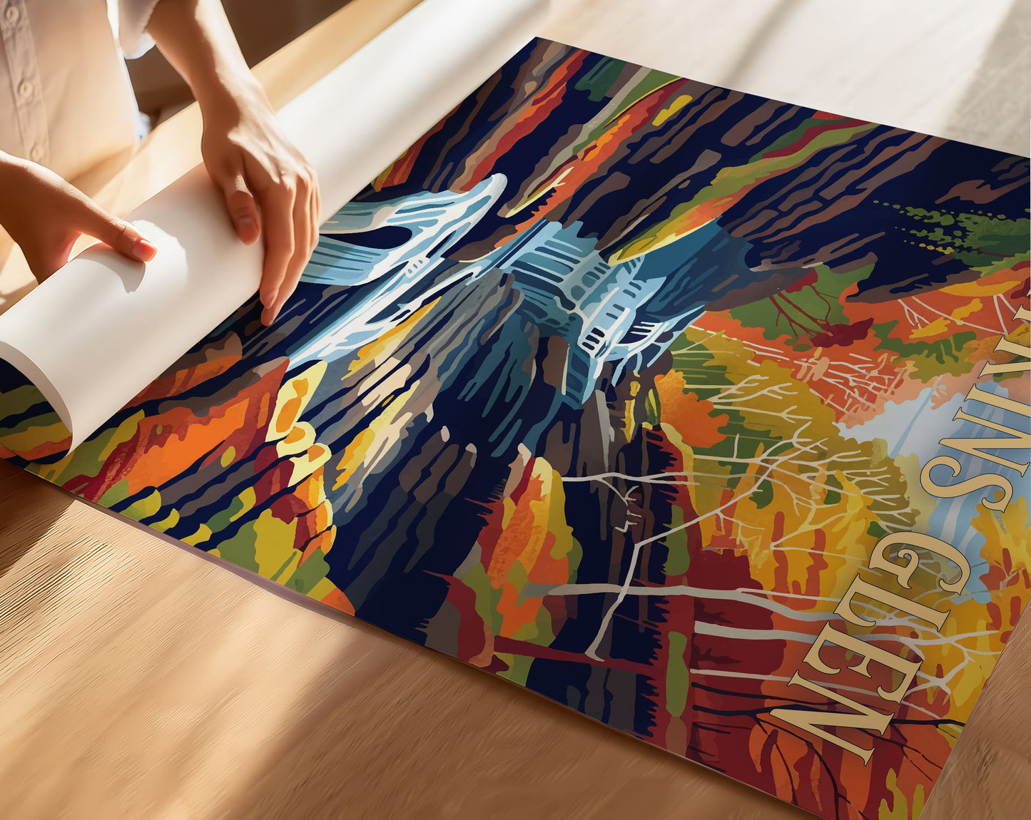 Watkins Glen Travel Poster