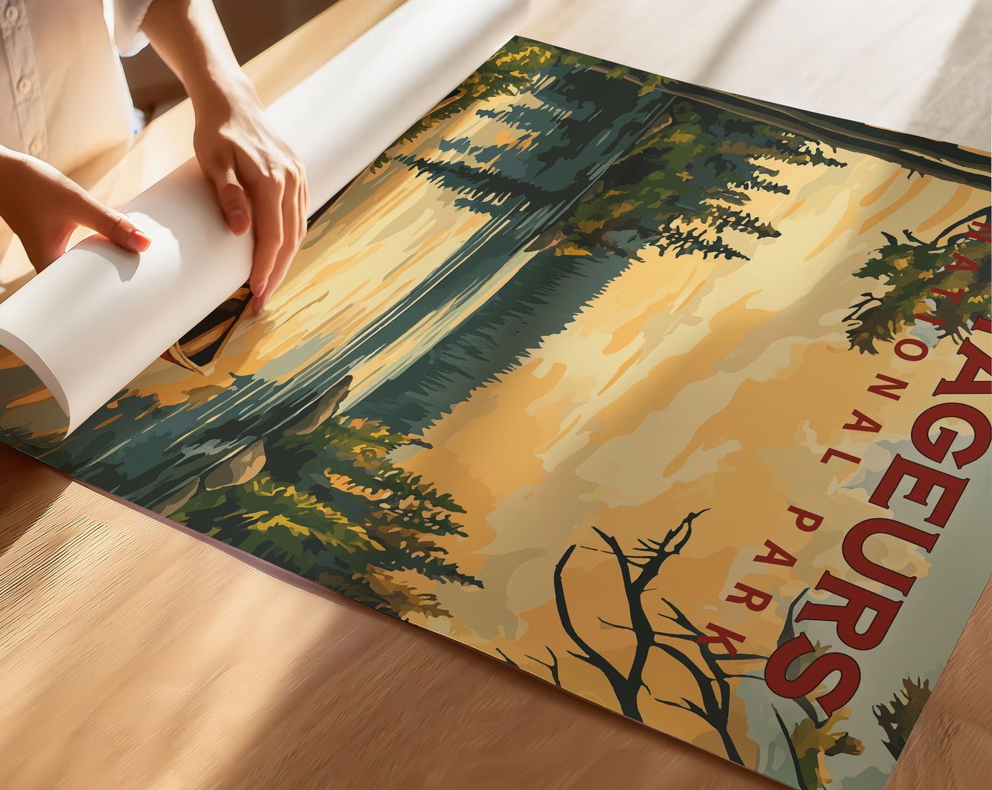 Voyageurs National Park Travel Poster