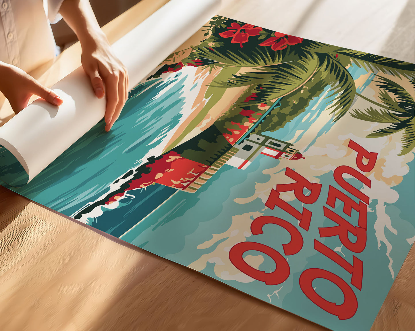 Puerto Rico Travel Poster