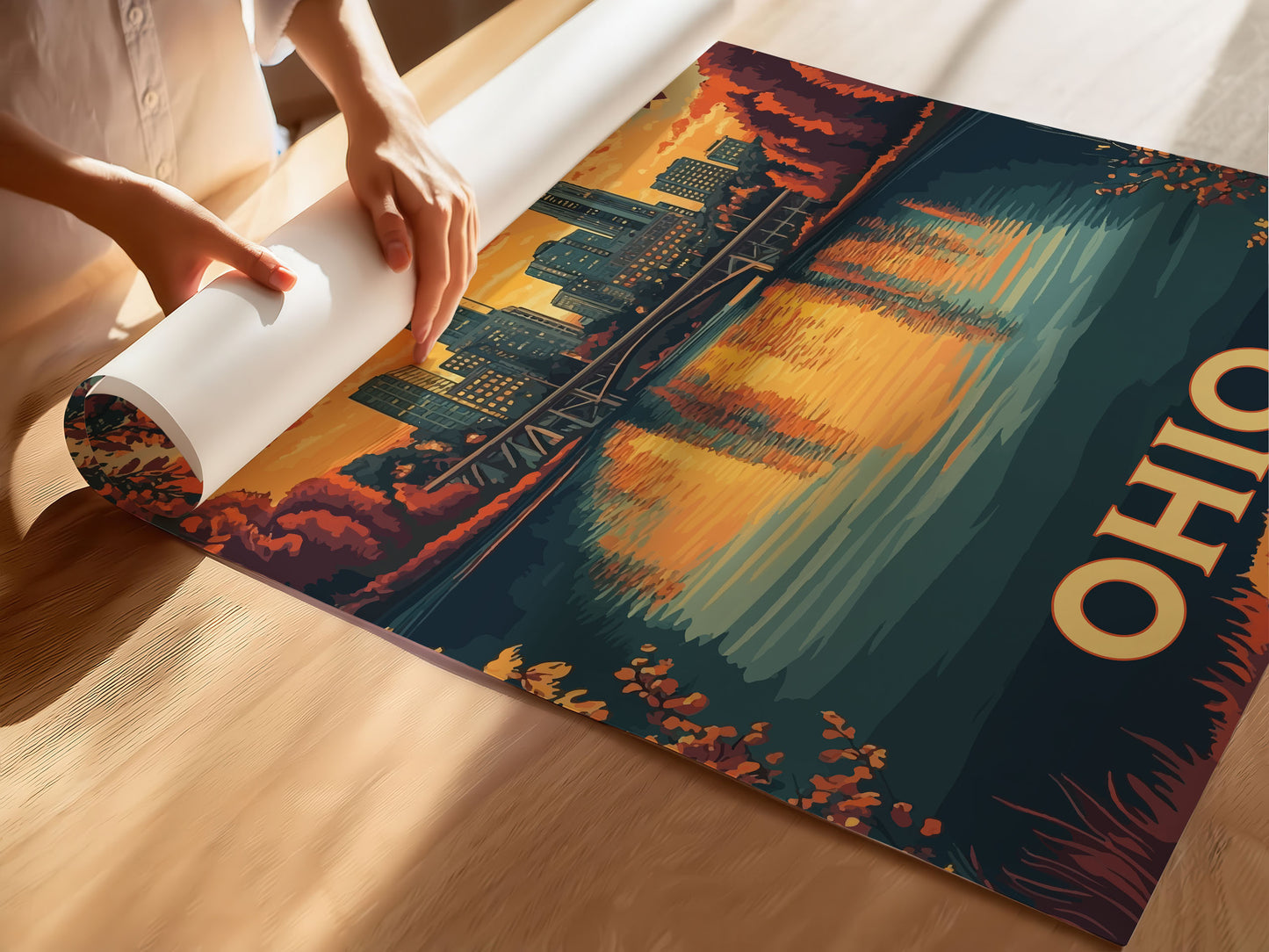 Ohio Travel Poster