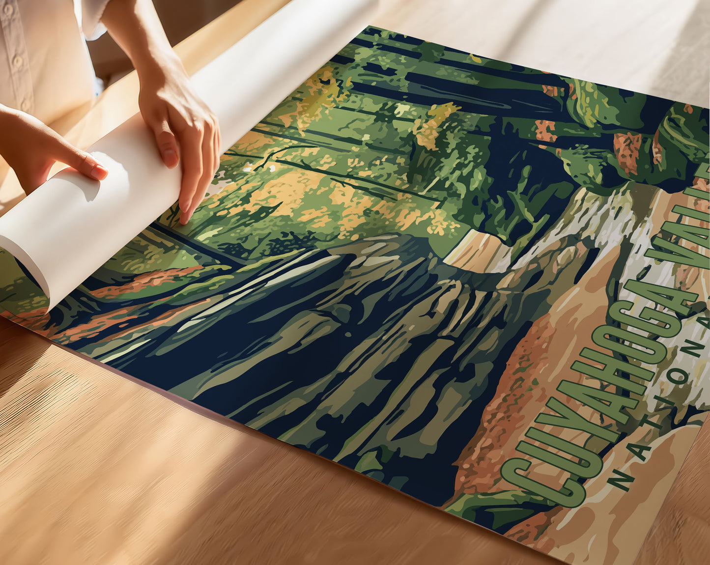Cuyahoga Valley National Park Travel Poster