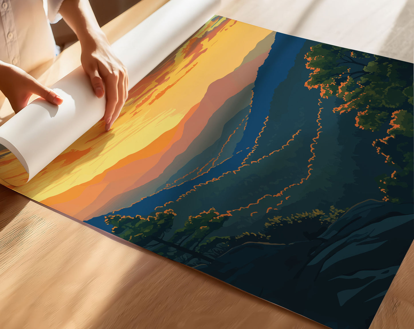 Shenandoah National Park Travel Poster