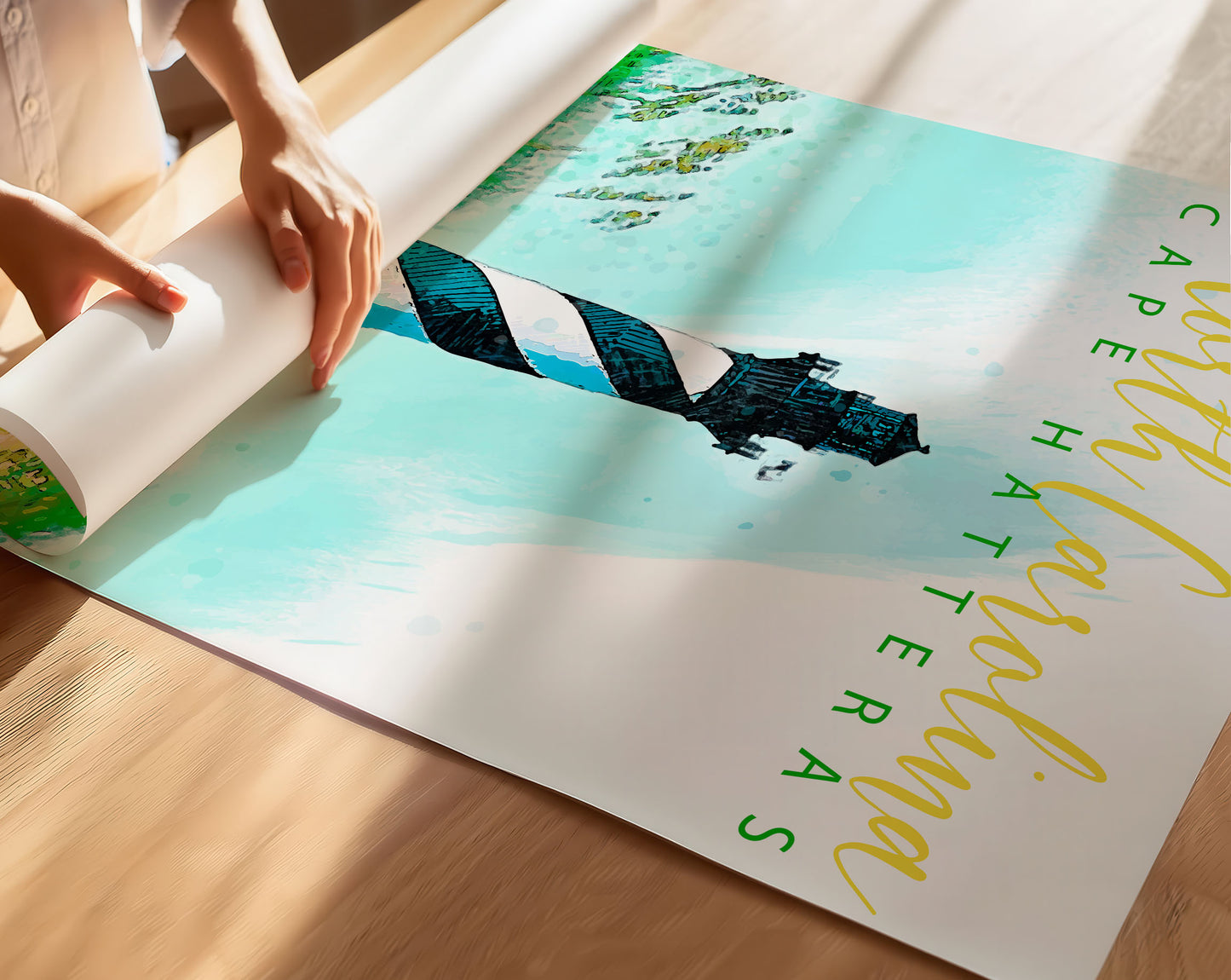 Cape Hatteras, North Carolina Travel Poster