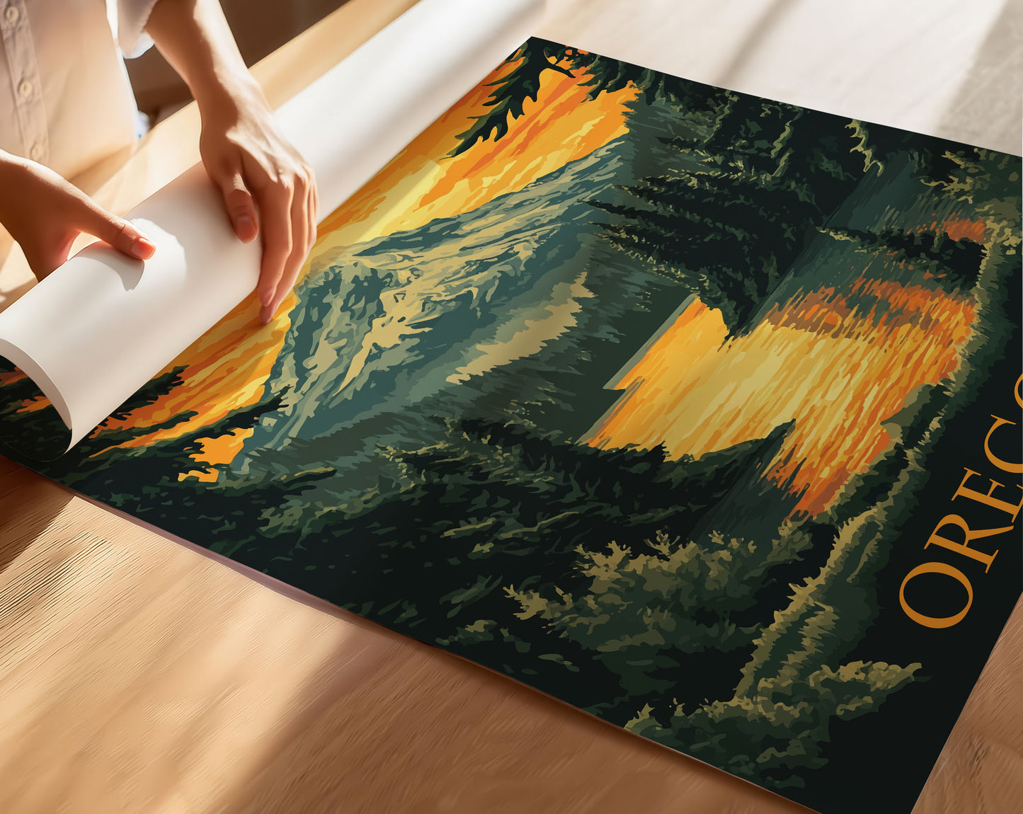 Oregon Travel Poster