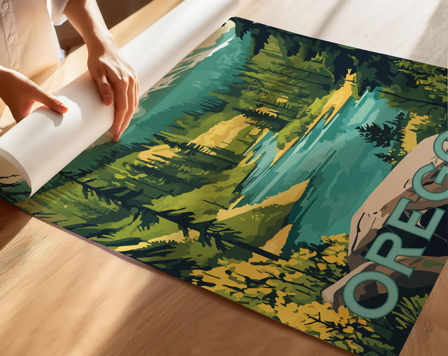 Oregon Travel Poster