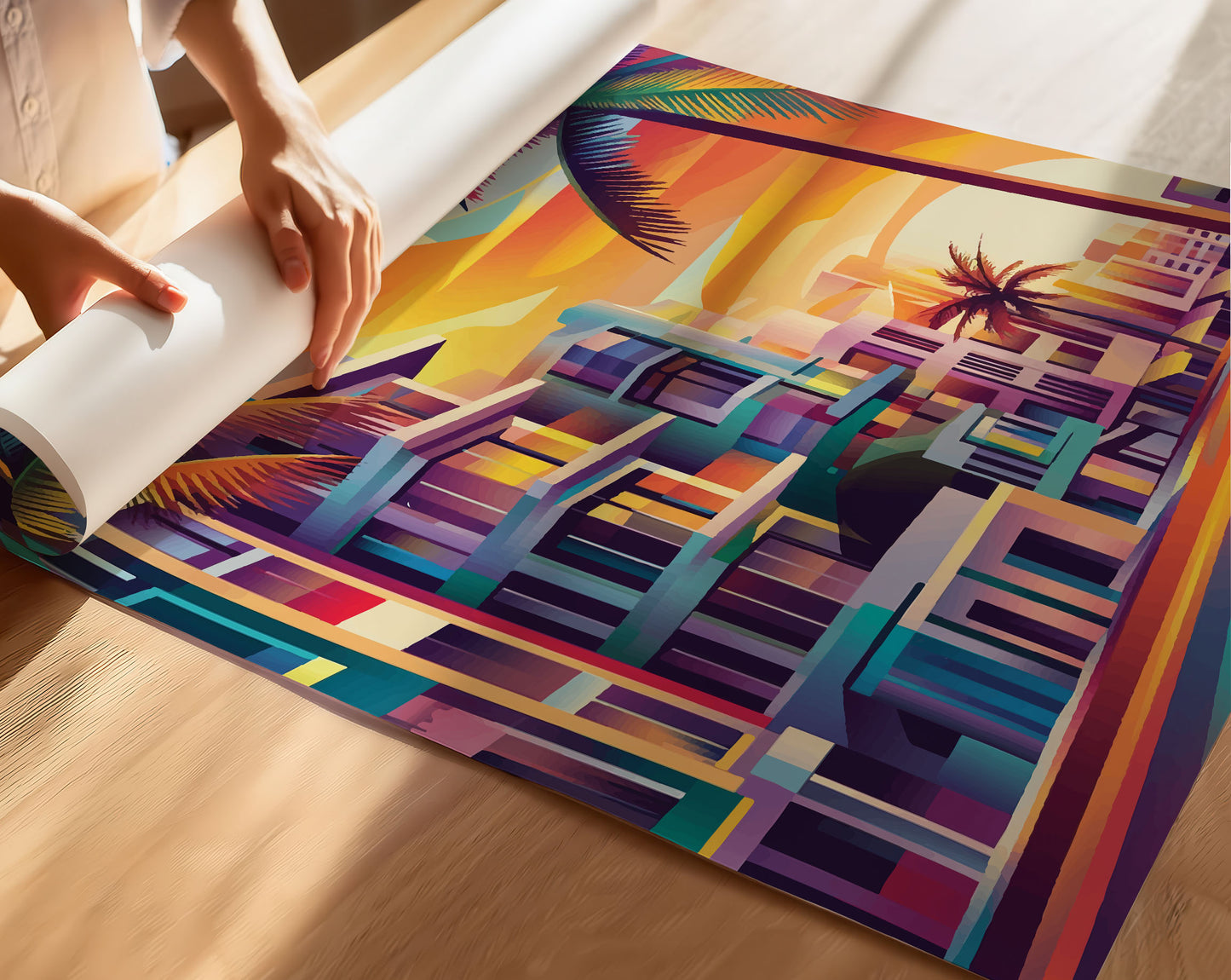 Miami Travel Poster