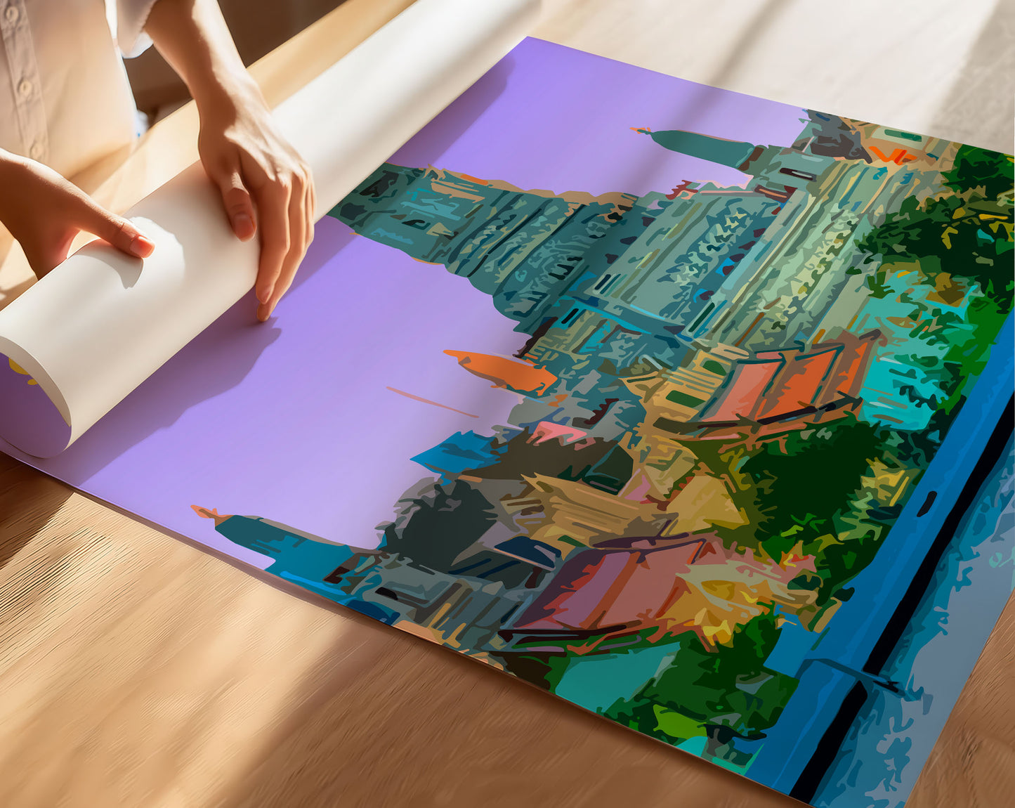 Bangkok Travel Poster