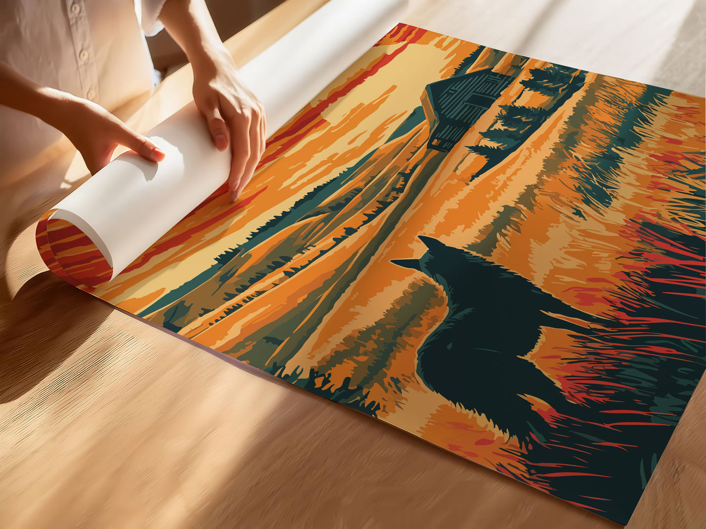 North Dakota Travel Poster