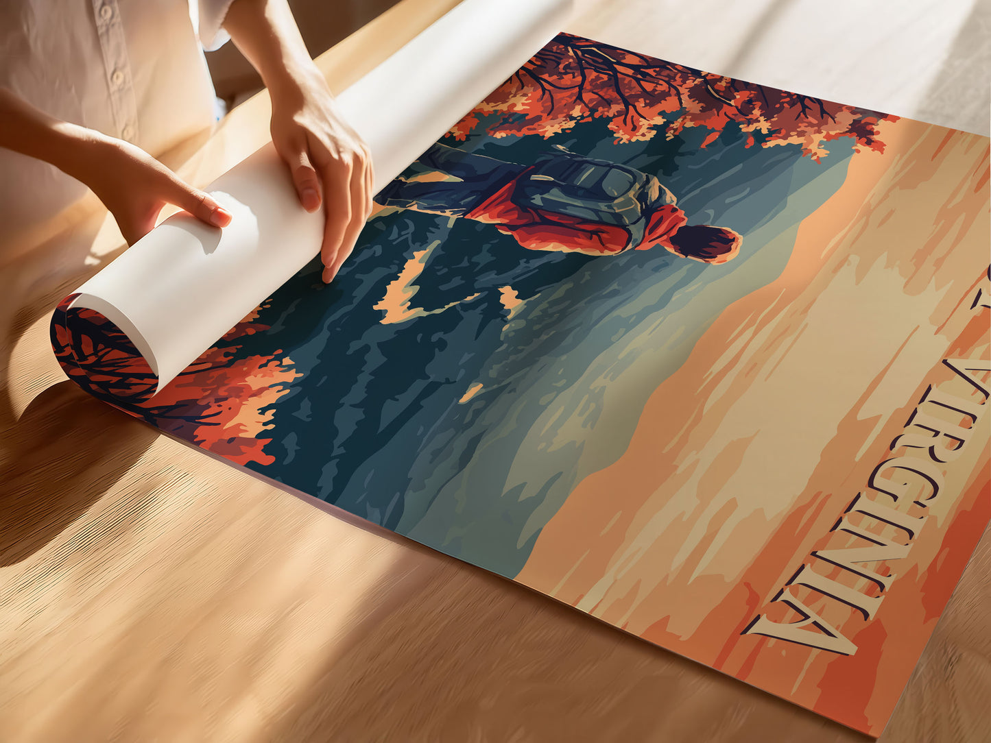 West Virginia Travel Poster