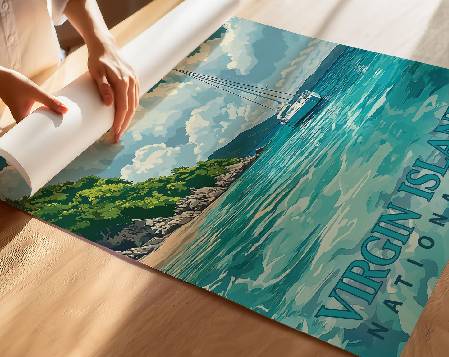 Virgin Islands National Park Travel Poster