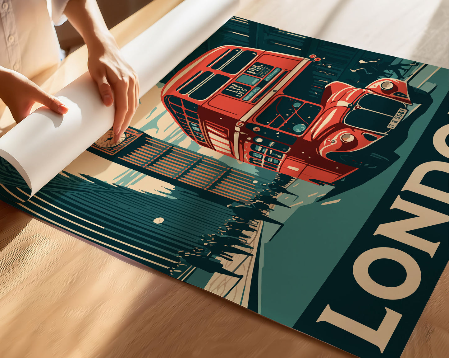 London Travel Poster