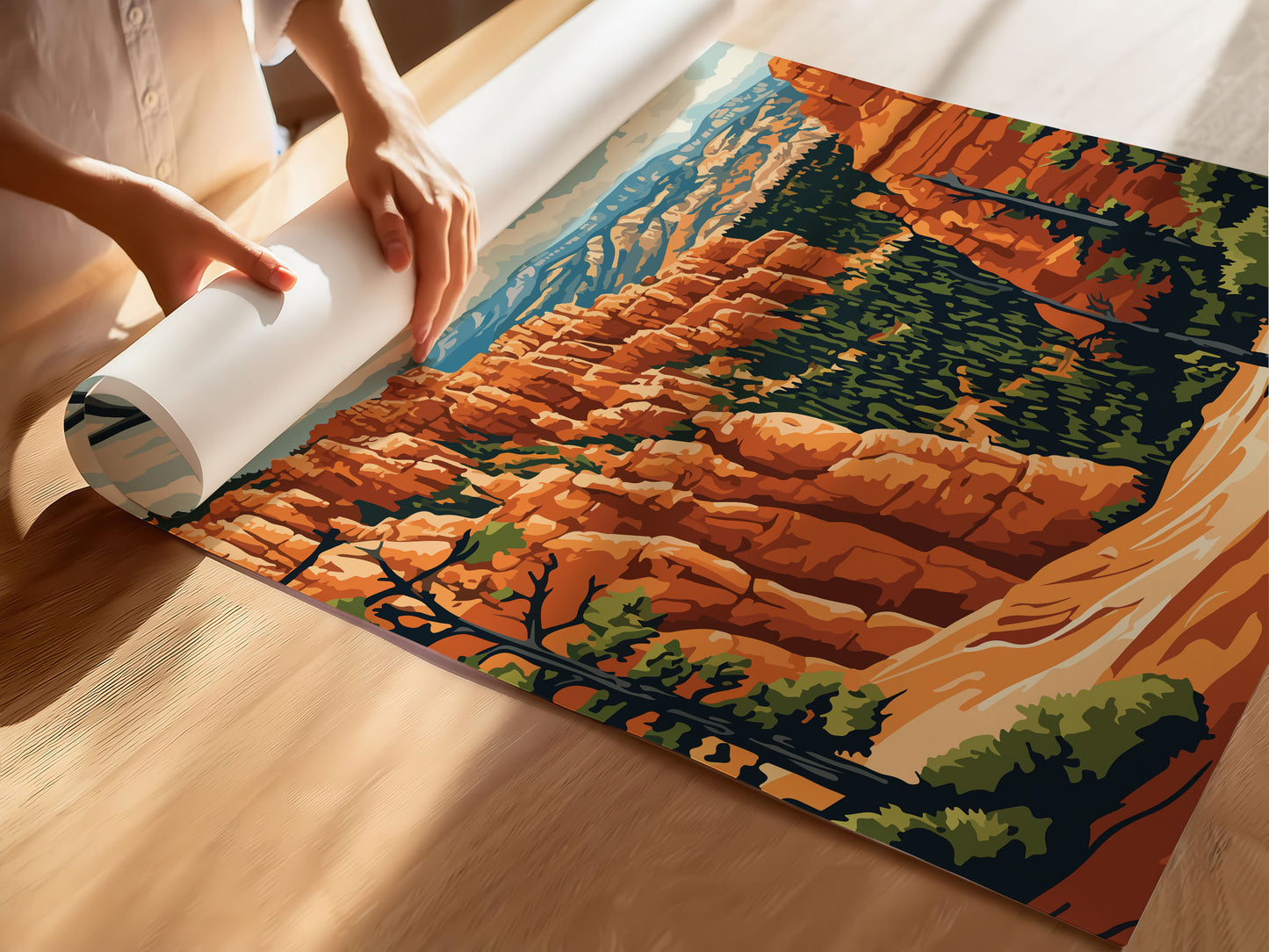 Bryce Canyon National Park Travel Poster