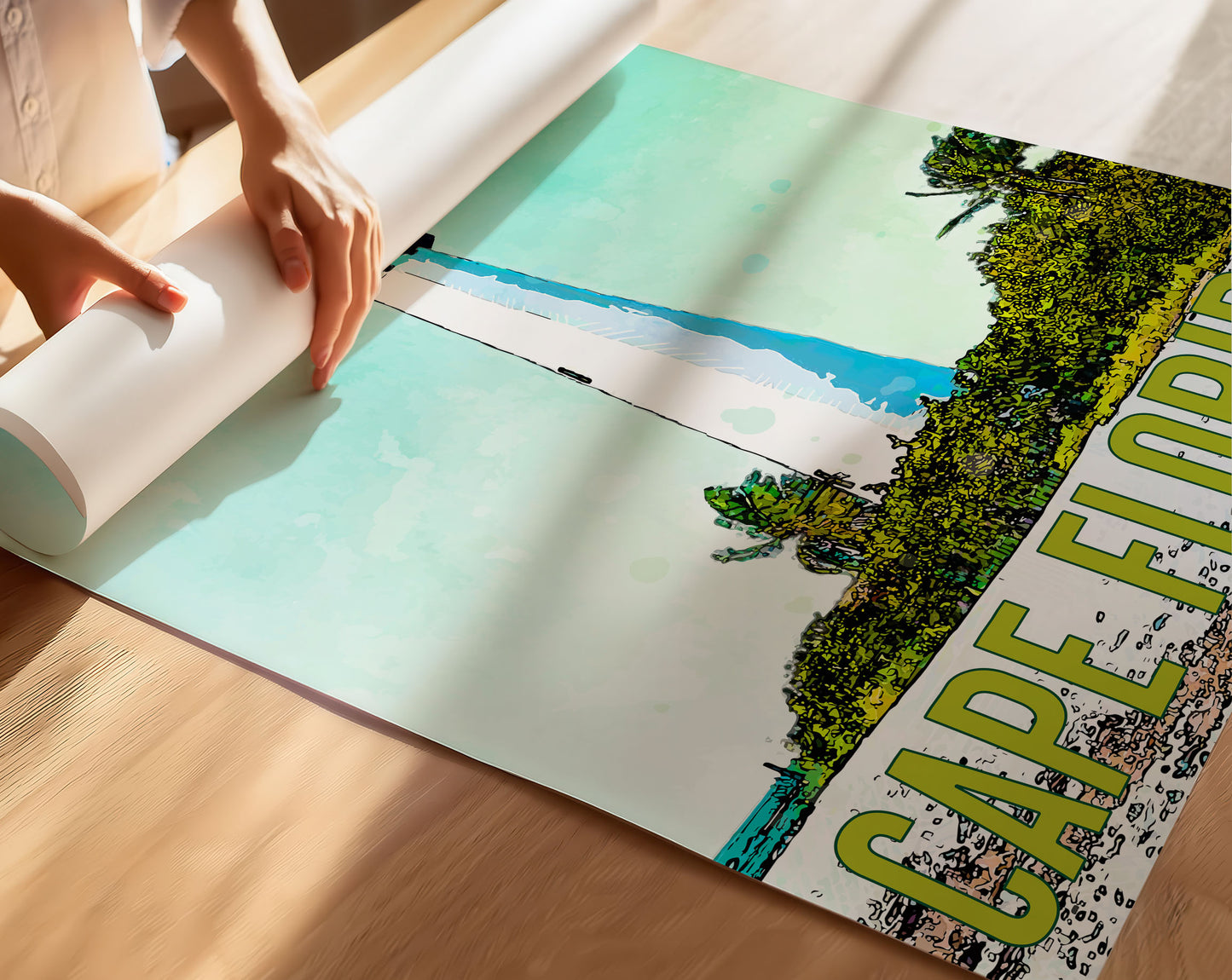 Cape Florida Travel Poster