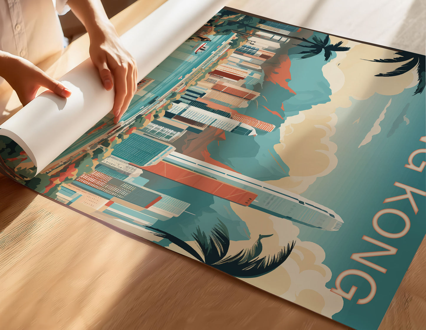 Hong Kong Travel Poster